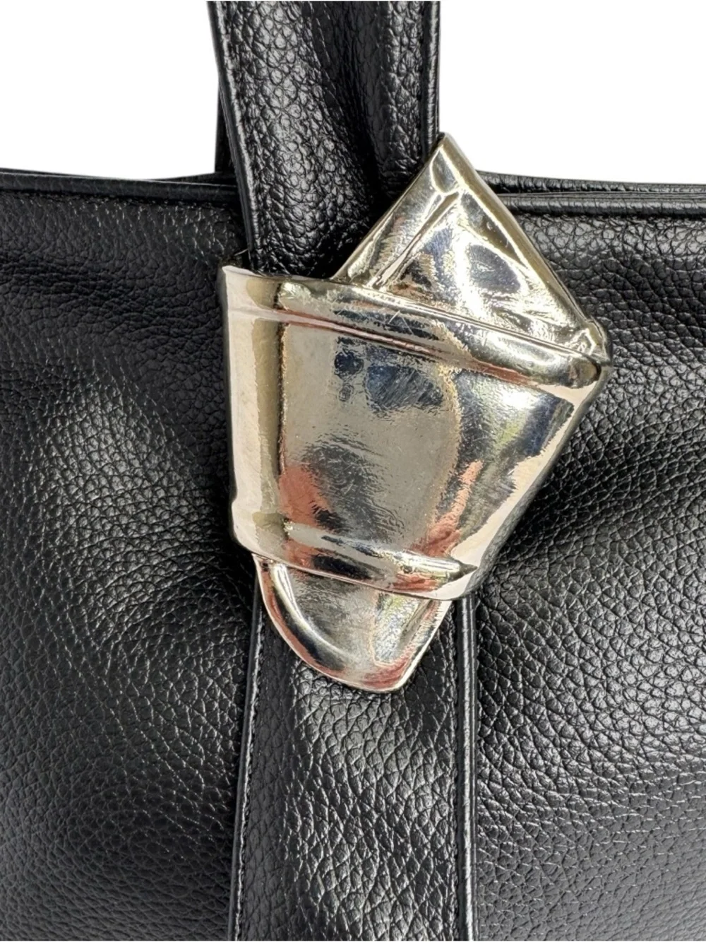 MERIT x Brandon Maxwell Signature Bag Black Sculptural Wrist Bag